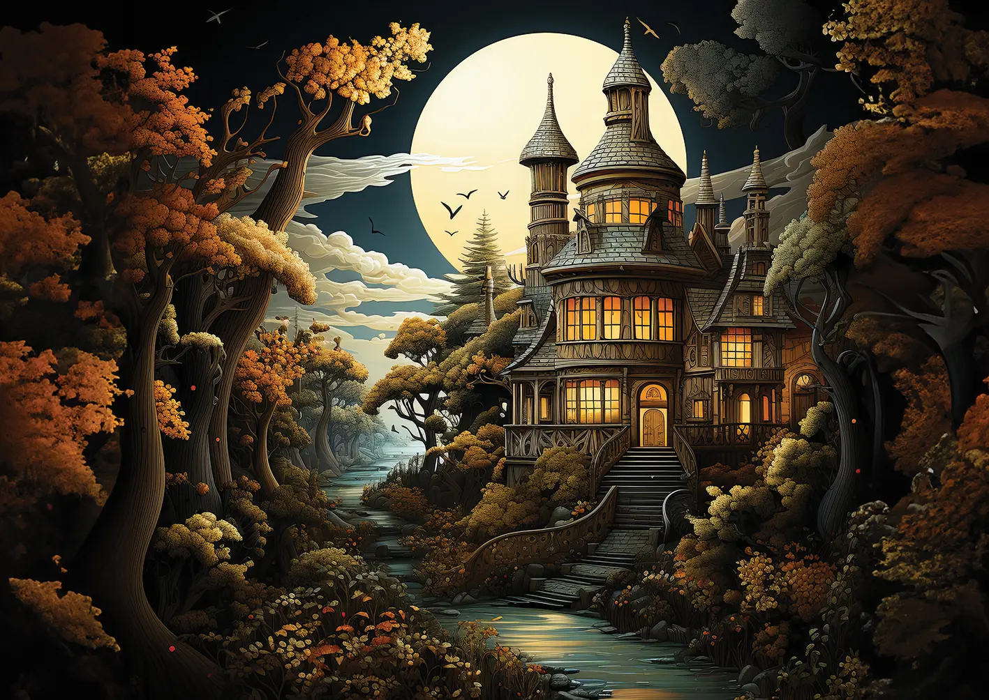 Puzzle Roccoco Mansion