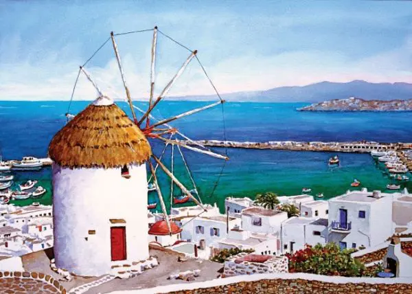 Puzzle Mykonos, 500 pieces