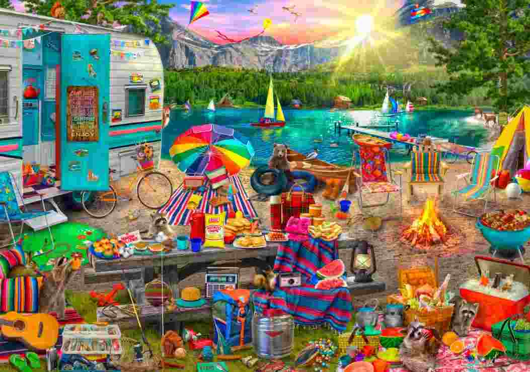 Puzzle Stewart:  The Family Campsite