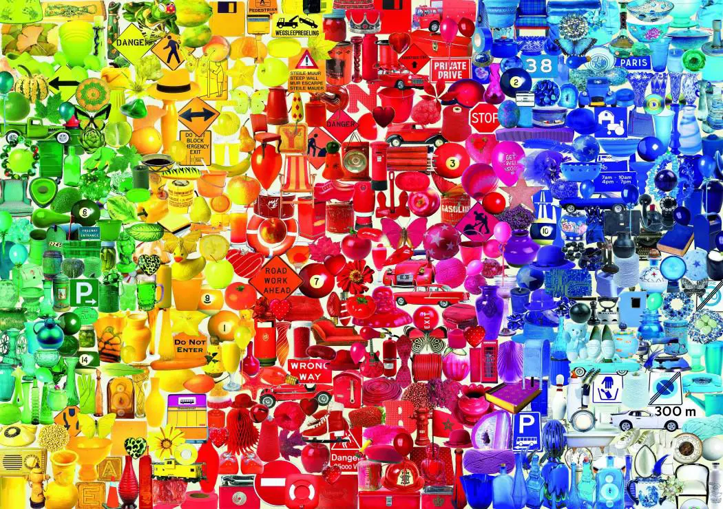 Puzzle Farebné veci