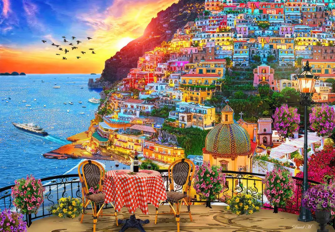 Puzzle Positano, Taliansko