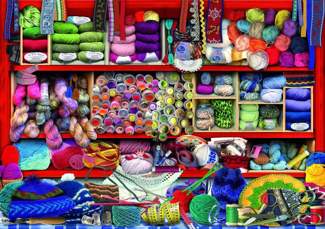 Puzzle Wool Shelf, 1 000 pieces