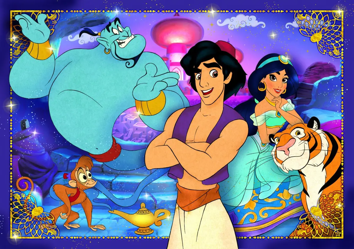 Puzzle Aladin 60 de piese, 40 - 99 Număr piese