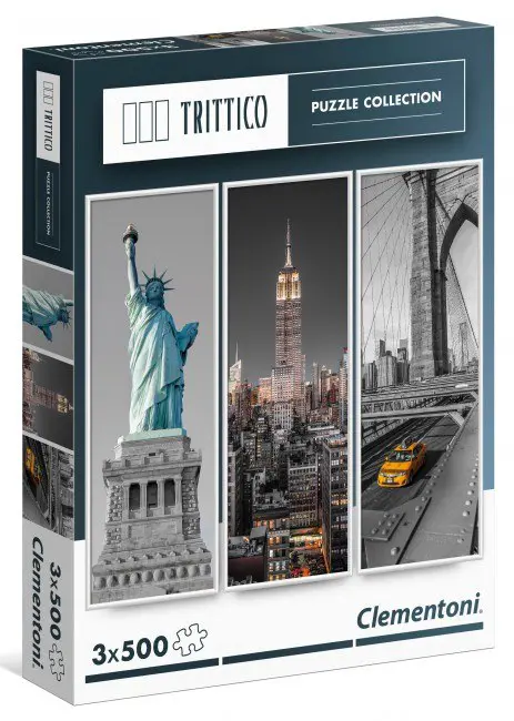 Puzzle Nowy Jork 3x500, 500 elementów