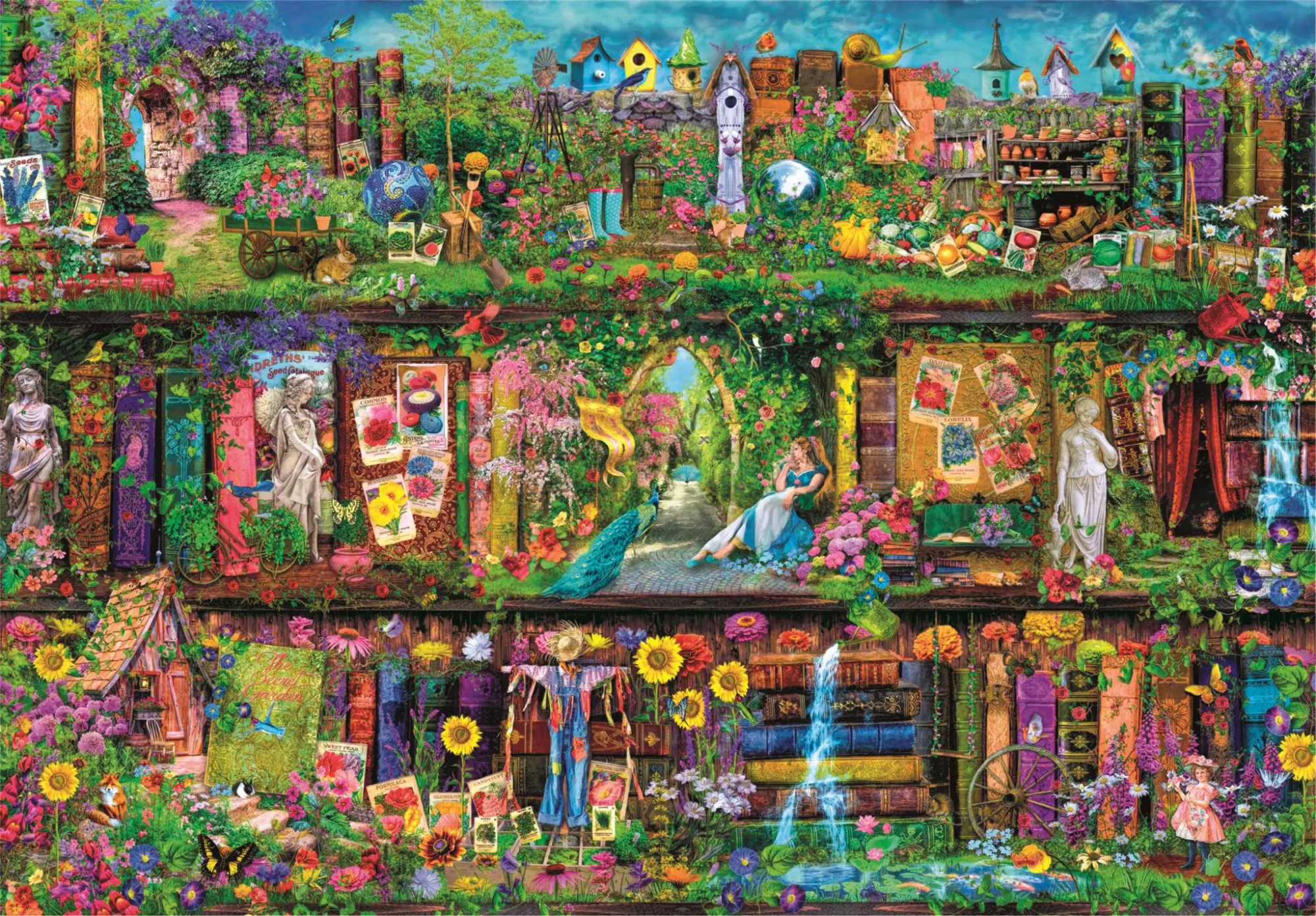 Puzzle Garden Shelf