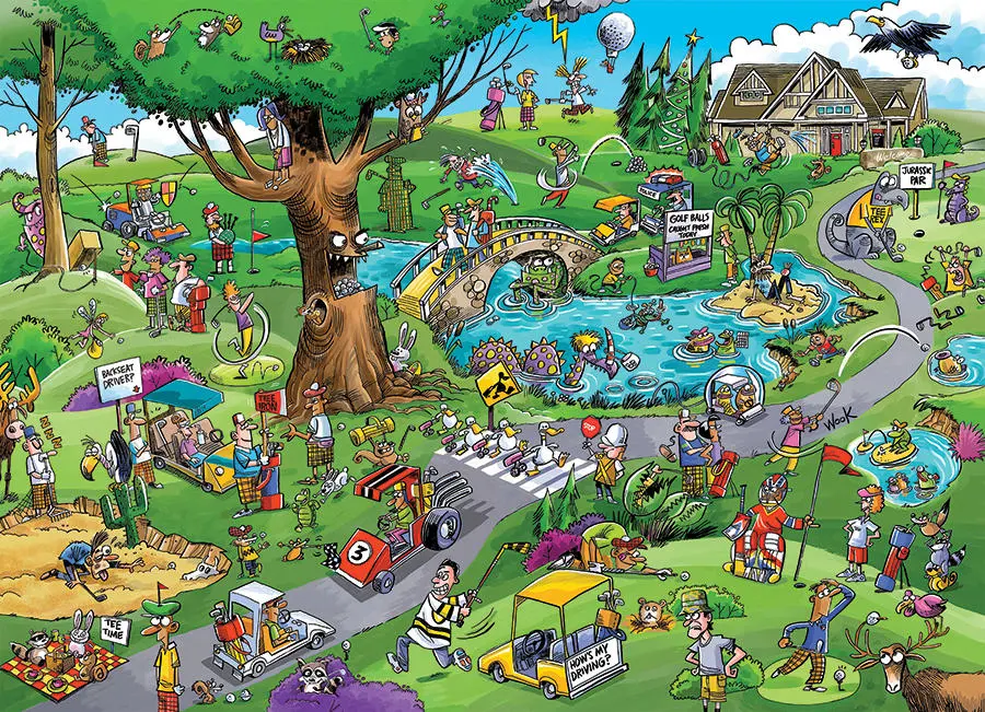 Puzzle DoodleTown: Par for the Course