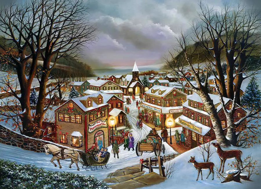 Puzzle Spomienka na Vianoce