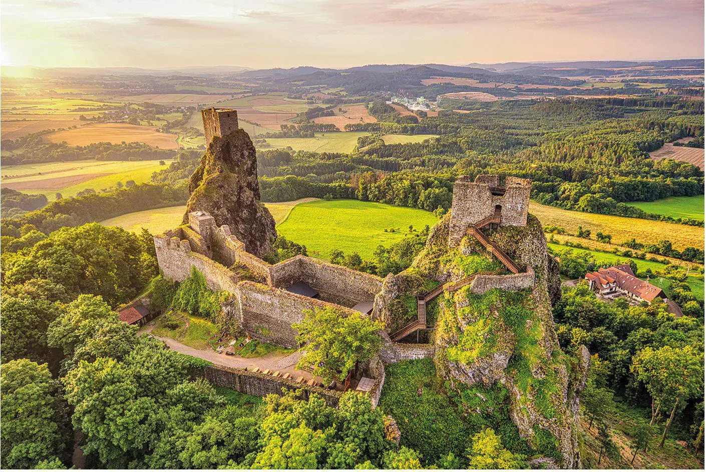 Puzzle Zrúcanina hradu Trosky, Česko