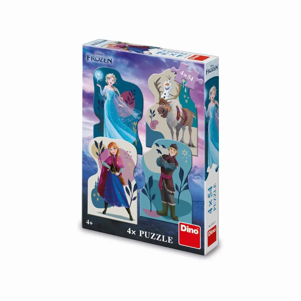 Puzzle 4x54 Frozen: priateľstvo