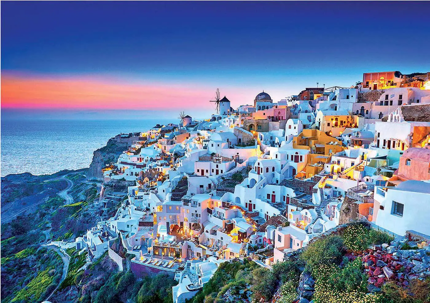 Puzzle Santorini, Grécko