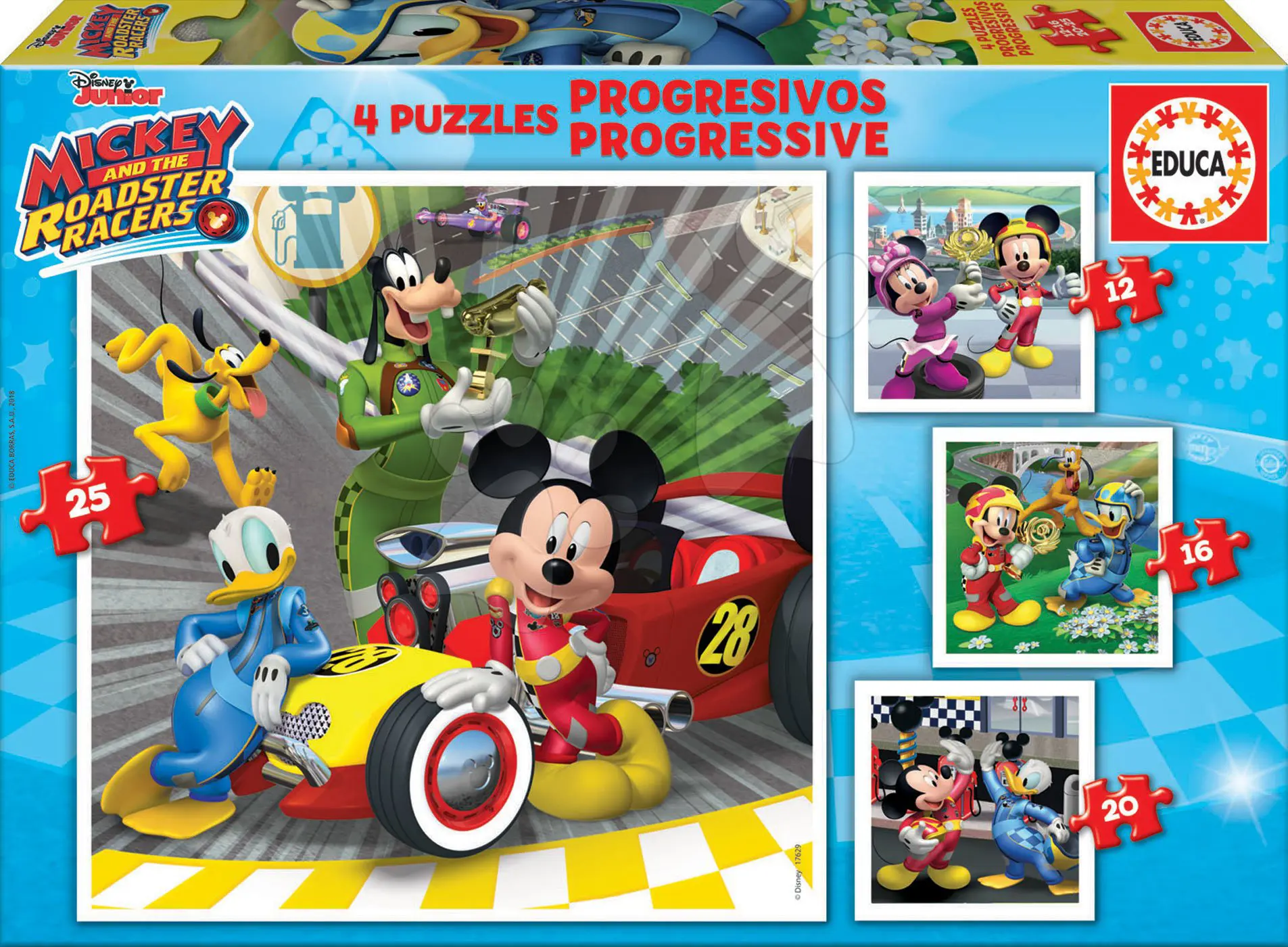 Puzzle 4v1 Mickey Mouse