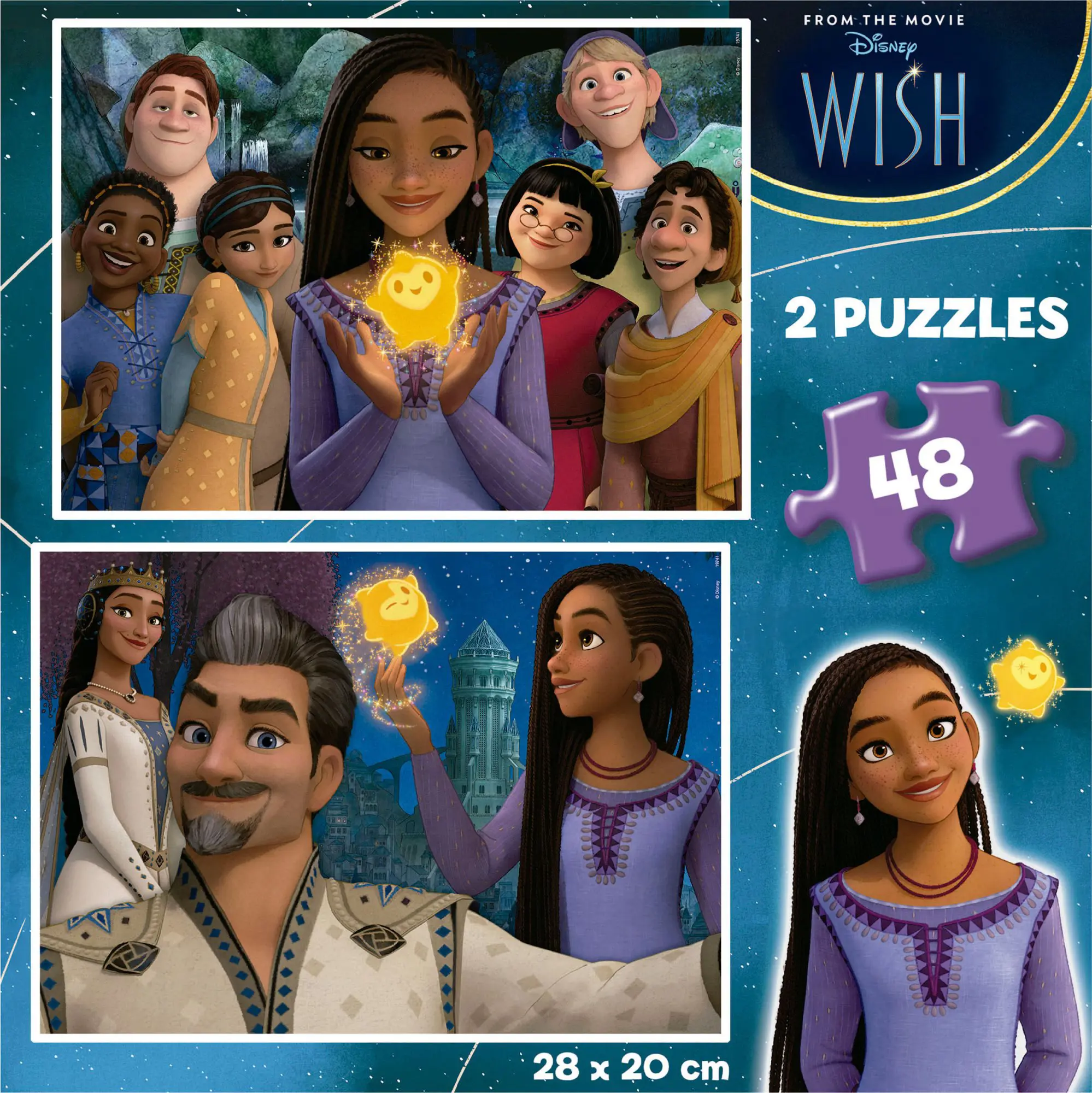 Puzzle 2x48 Wish, 40 - 99 pieces