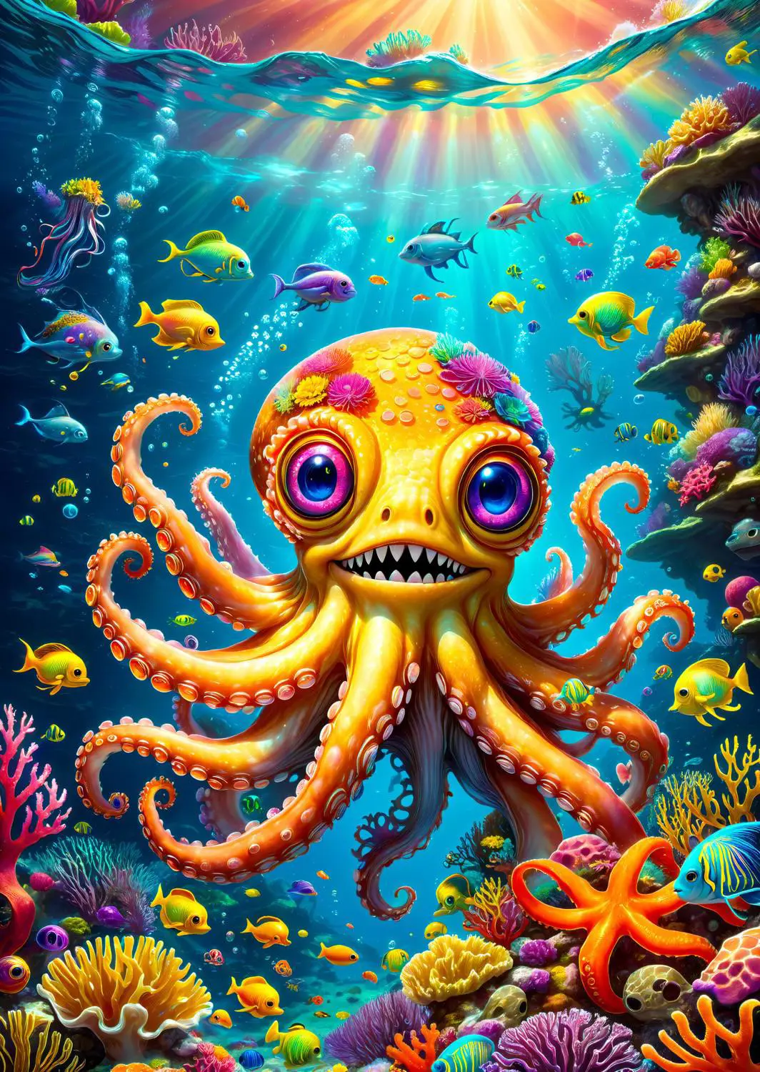 Puzzle Cute Octopus