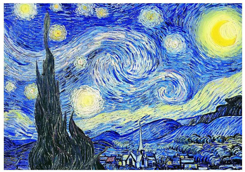 Puzzle Vincent van Gogh: The Starry Night, 1 000 pieces