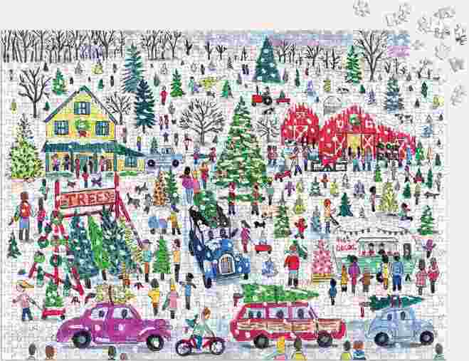 Puzzle Michael Storrings: Farma božićnih drvaca