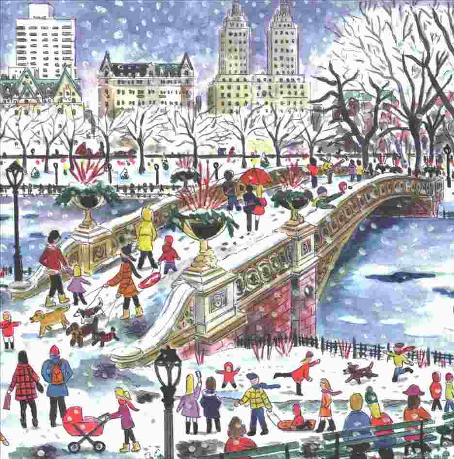 Puzzle Bow Bridge in Central Park