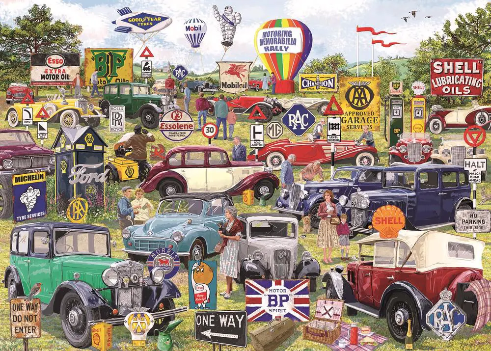 Puzzle Motoring Memorabilia