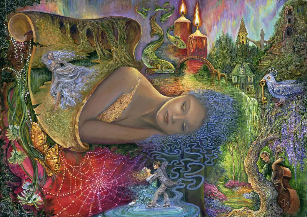 Puzzle Josephine Wall: Farebné snívanie