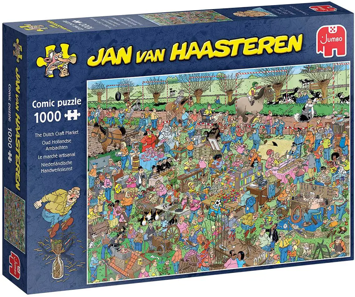 Puzzle Jan van Haasteren: Holandský remeselný trh