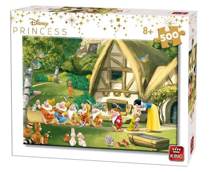 Puzzle Hófehérke és a hét törpe, 500 db