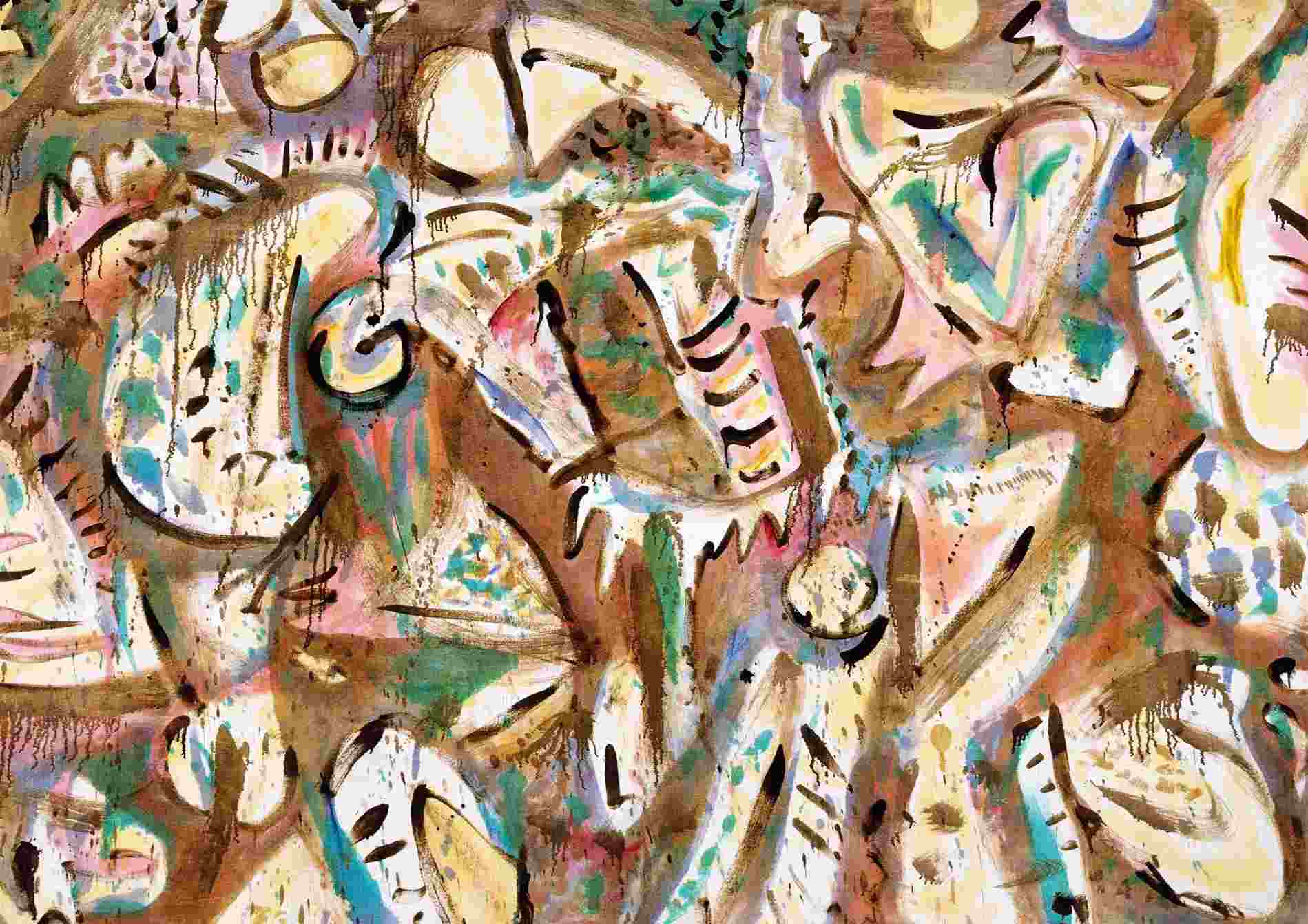 Puzzle Glasco: Abstraktná kompozícia č.10