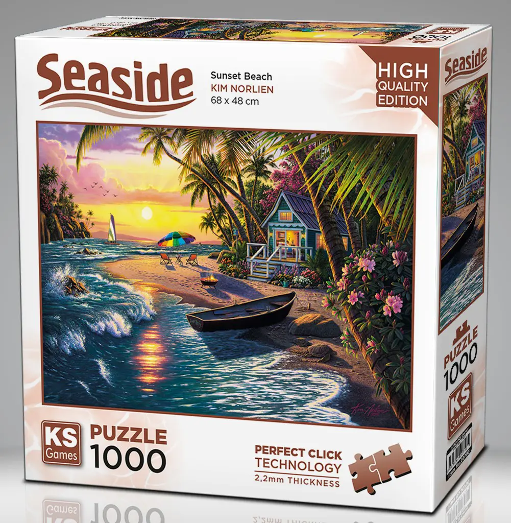 Puzzle Pláž Sunset Beach