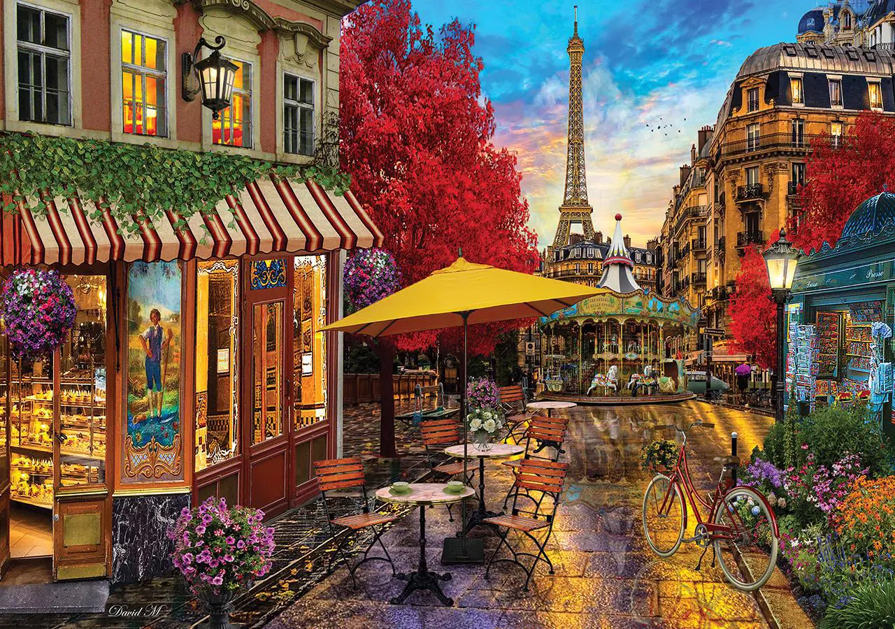 Puzzle David Maclean: Evening In Paris, 1 500 pieces