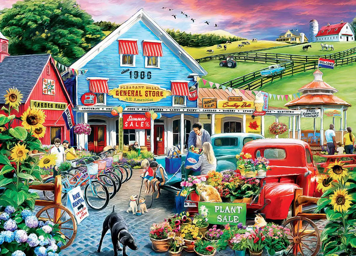 Puzzle Obchod so zmiešaným tovarom Pleasant Hills