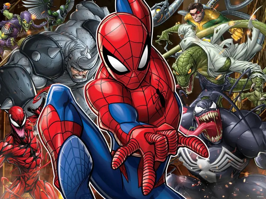 Puzzle 3D effect: Spiderman, 500 pieces