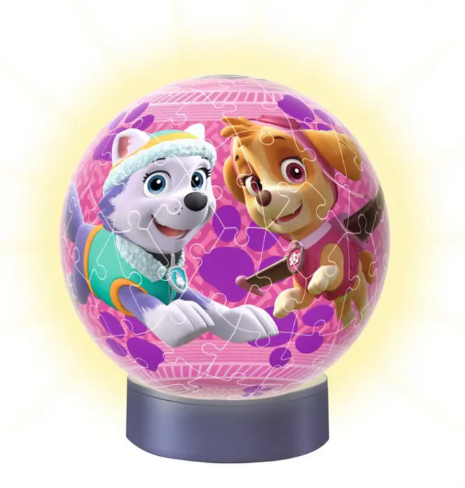 Puzzle Puzzleball Paw Patrol 3D LED 40 99 pieces