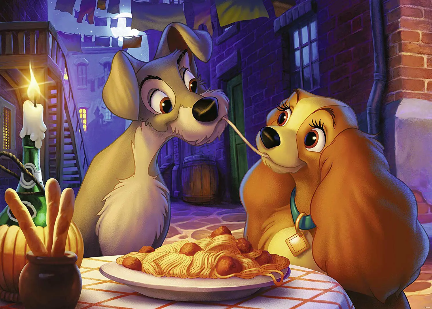 Puzzle Disney: Susie and the Tramp