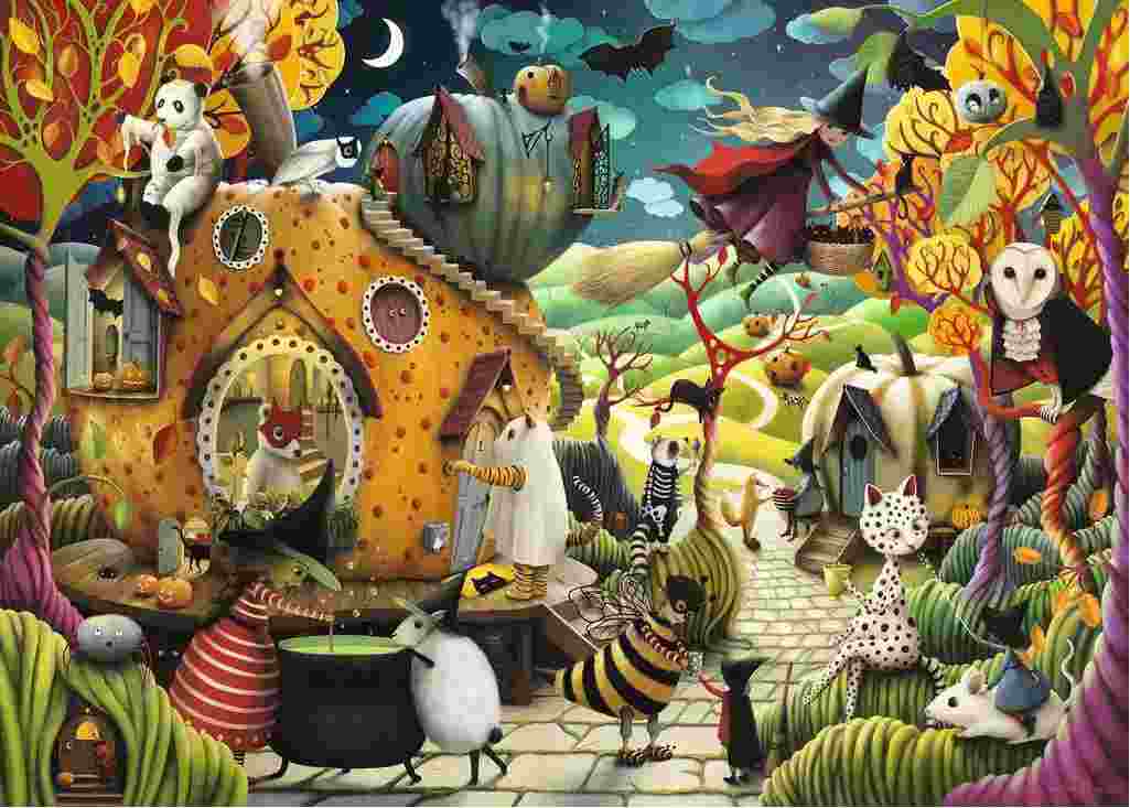 Puzzle Boldog Halloween