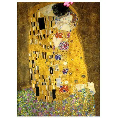 Puzzle Gustav Klimt: Poljubac