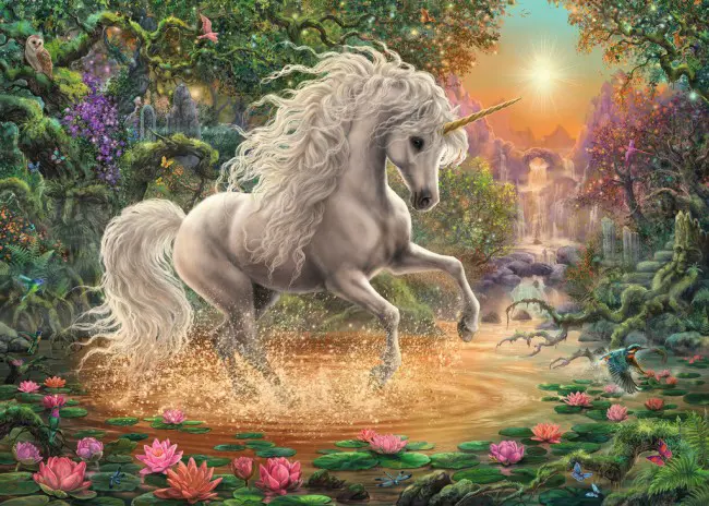 Mystical Unicorns Puzzle -200 pieces Mystical Unicorns Puzzle -200 pieces