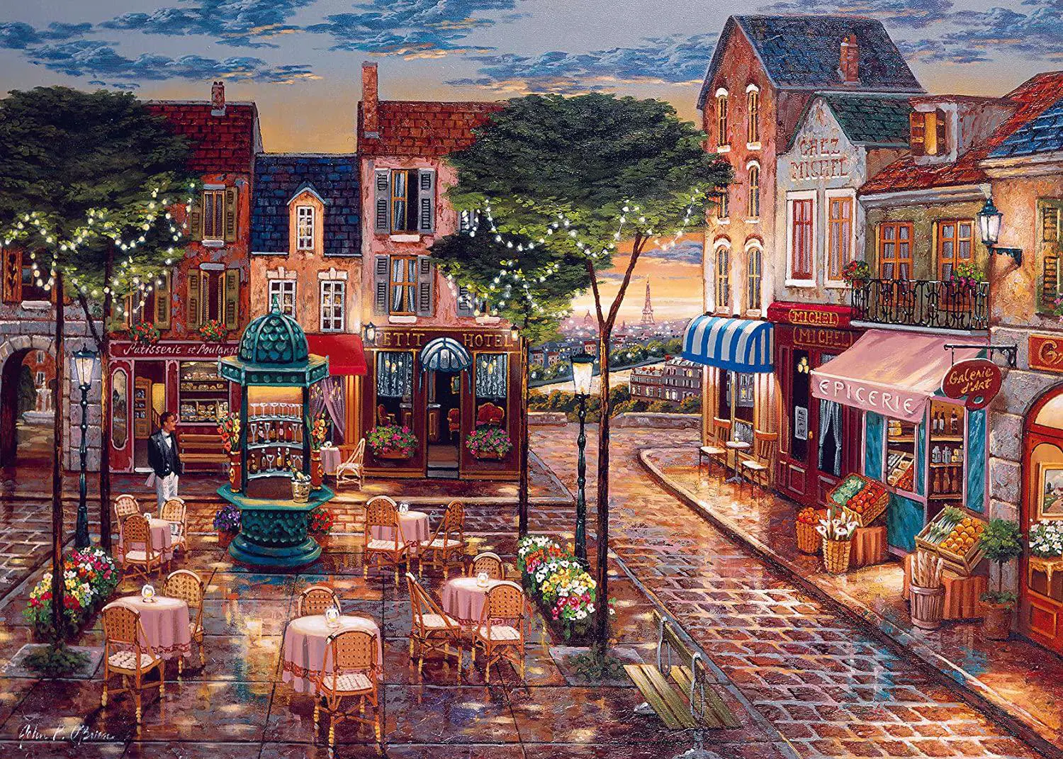 Puzzle Paris naslikan