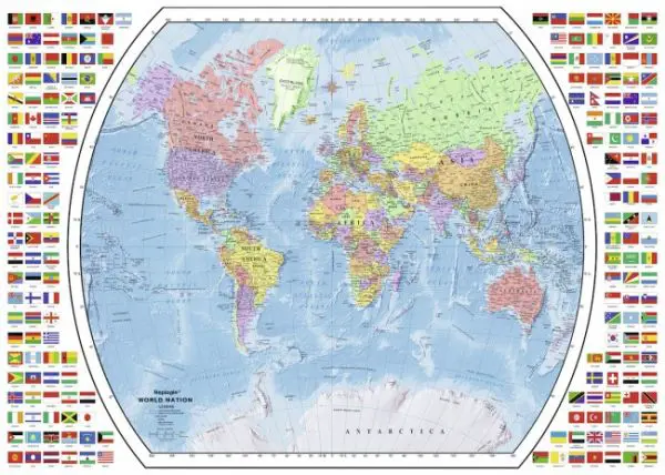 Puzzle Political world Map II 2