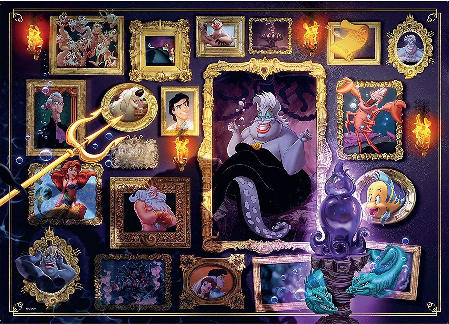 Puzzle Kolekcia Zloduchovia: Uršula