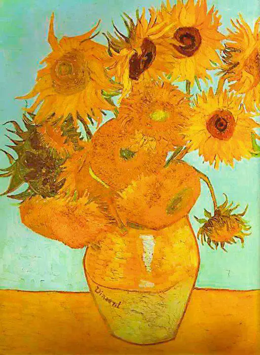 Puzzle Vincent van Gogh: Slnečnice