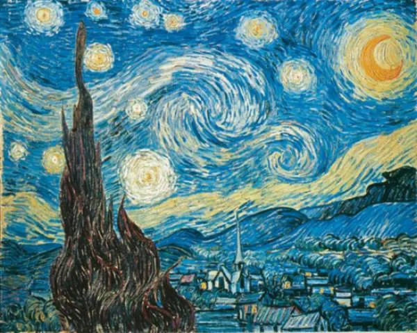Puzzle 1000 pièces : La Nuit étoilée, Vincent Van Gogh - Educa - Rue
