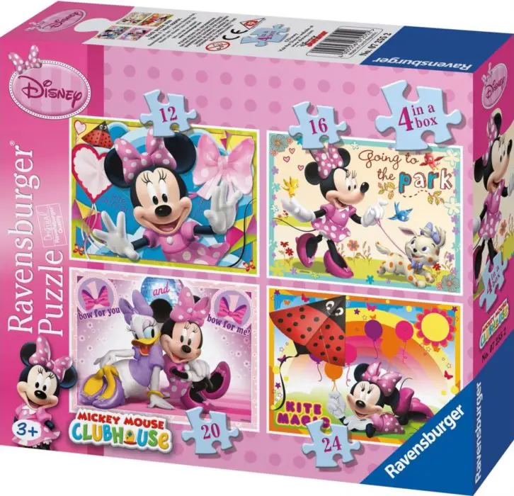 Puzzle 4in1 Minnie, 1 - 39 Număr piese