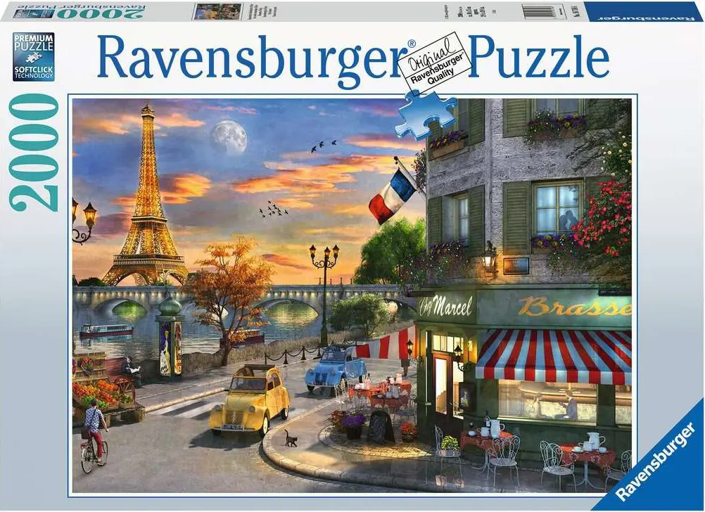 Puzzle Paris Sunset, France, 2 000 pieces