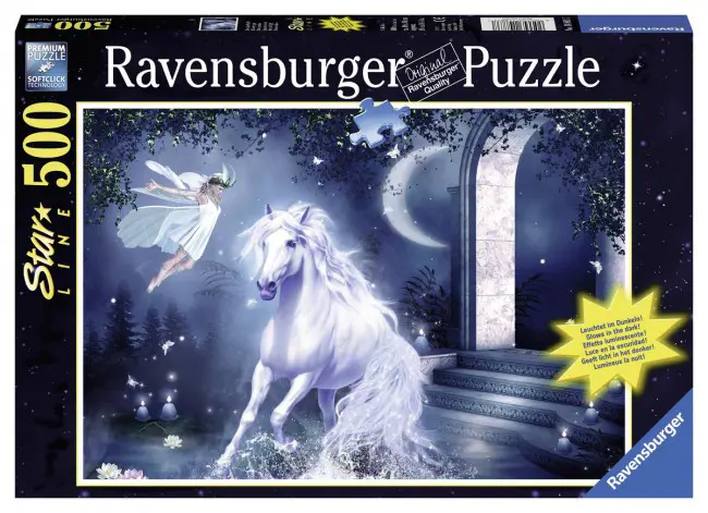 Ravensburger Unicorns At The River 500-Piece Jigsaw Puzzle - Colorful Fantasy Puzzle For Ages 10+ - View #2