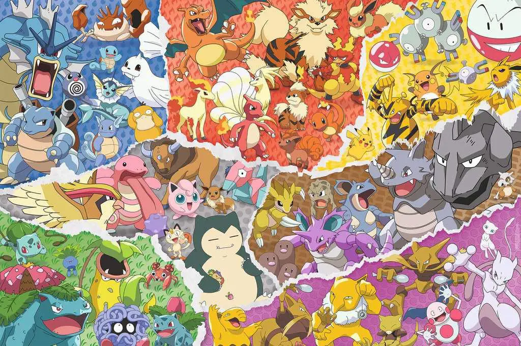 Puzzle Pokemon, 5 000 pieces