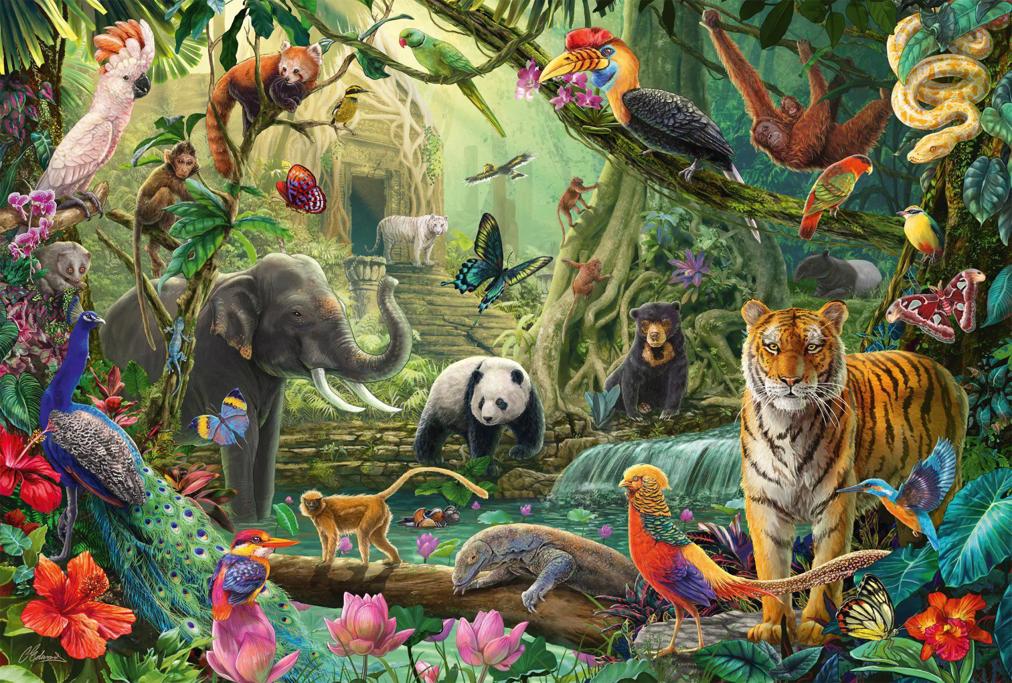 Wildlife Puzzle - 100 piece Wildlife Puzzle - 100 piece