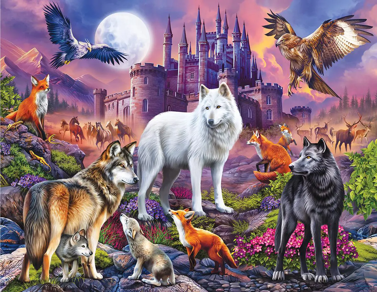 Puzzle Wolf Castle, 1 000 pieces
