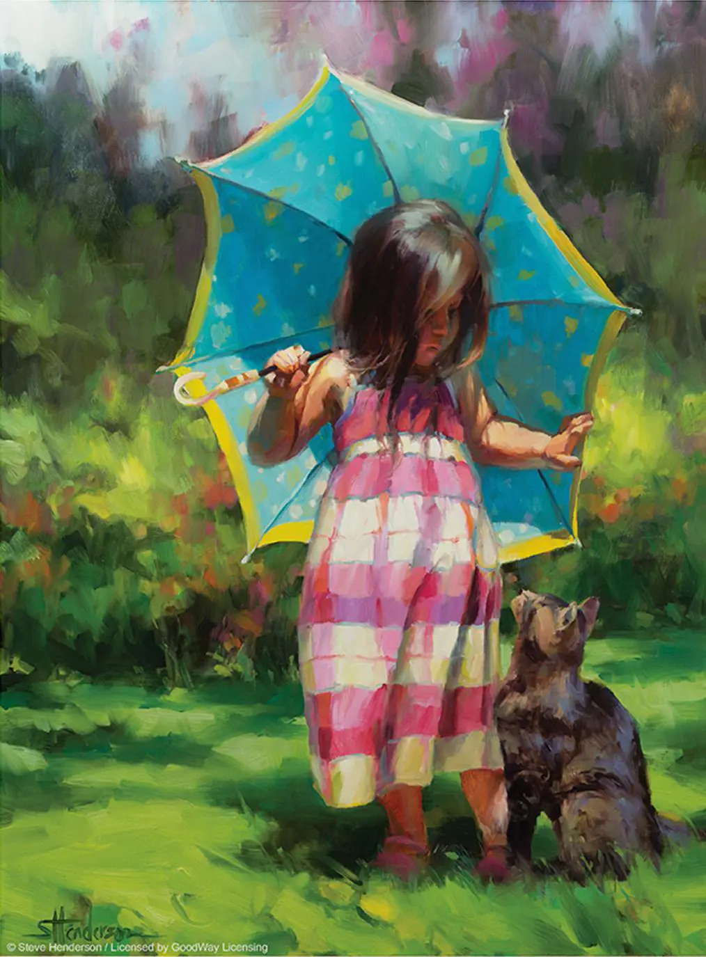 Puzzle Umbrela Teal
