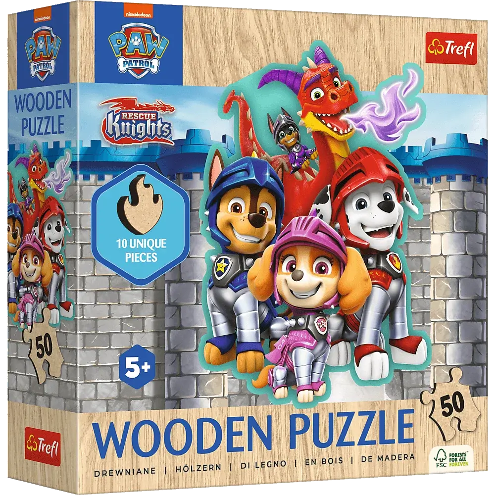 Puzzle Drevená Tlapková patrola Adventures