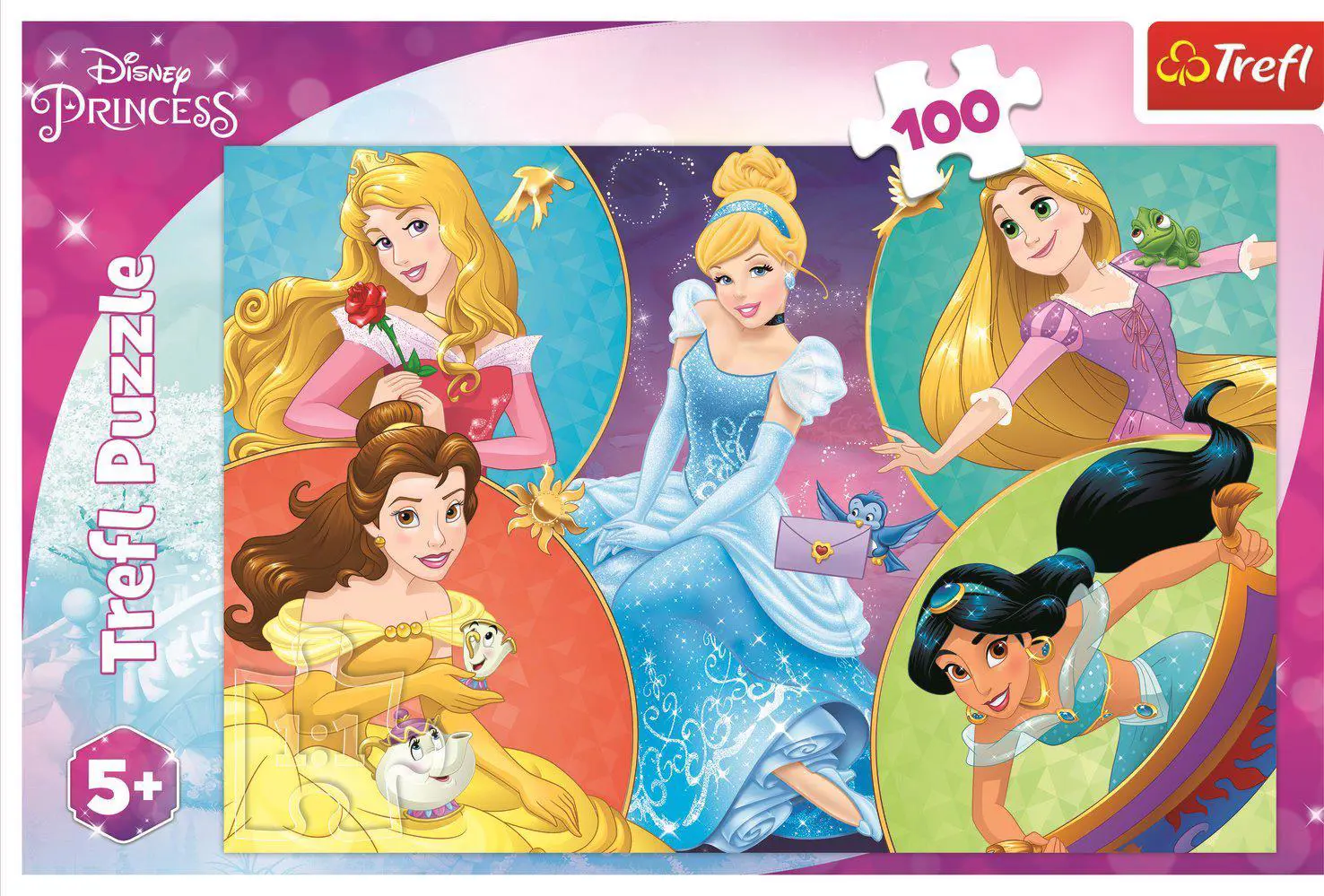 Puzzle Disney princess: Meet Sweet Princesses, 100 pieces