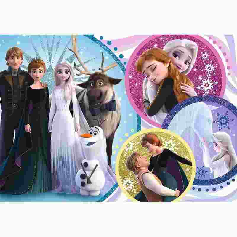 Puzzle Frozen glitter 100