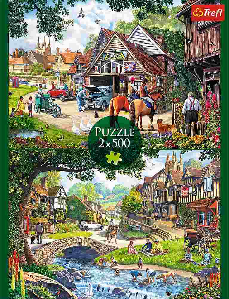Puzzle 2x500 Idylický život